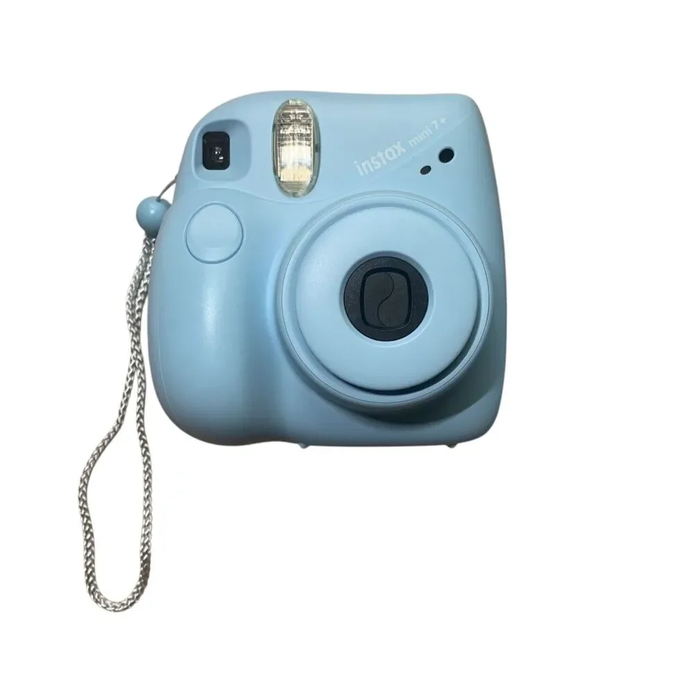 Fujifilm Instax Mini 7+ Instant Camera Case Picture Holder Case And Film Blue